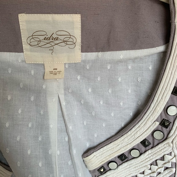 Anthropologie Cidra Embellished Crop Jacket - Picture 6 of 6